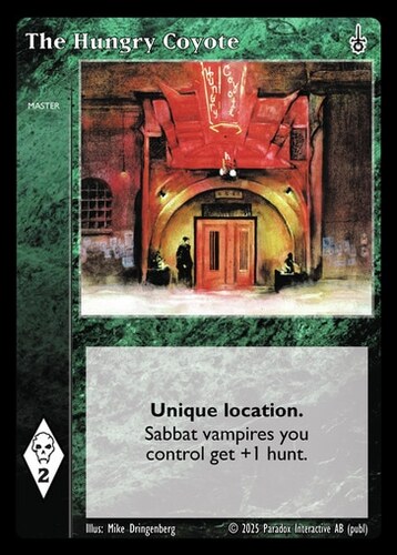 The Hungry Coyote card image
